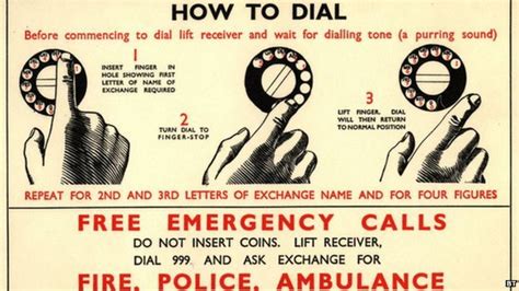 Dial 999: 75 years of emergency phone calls .